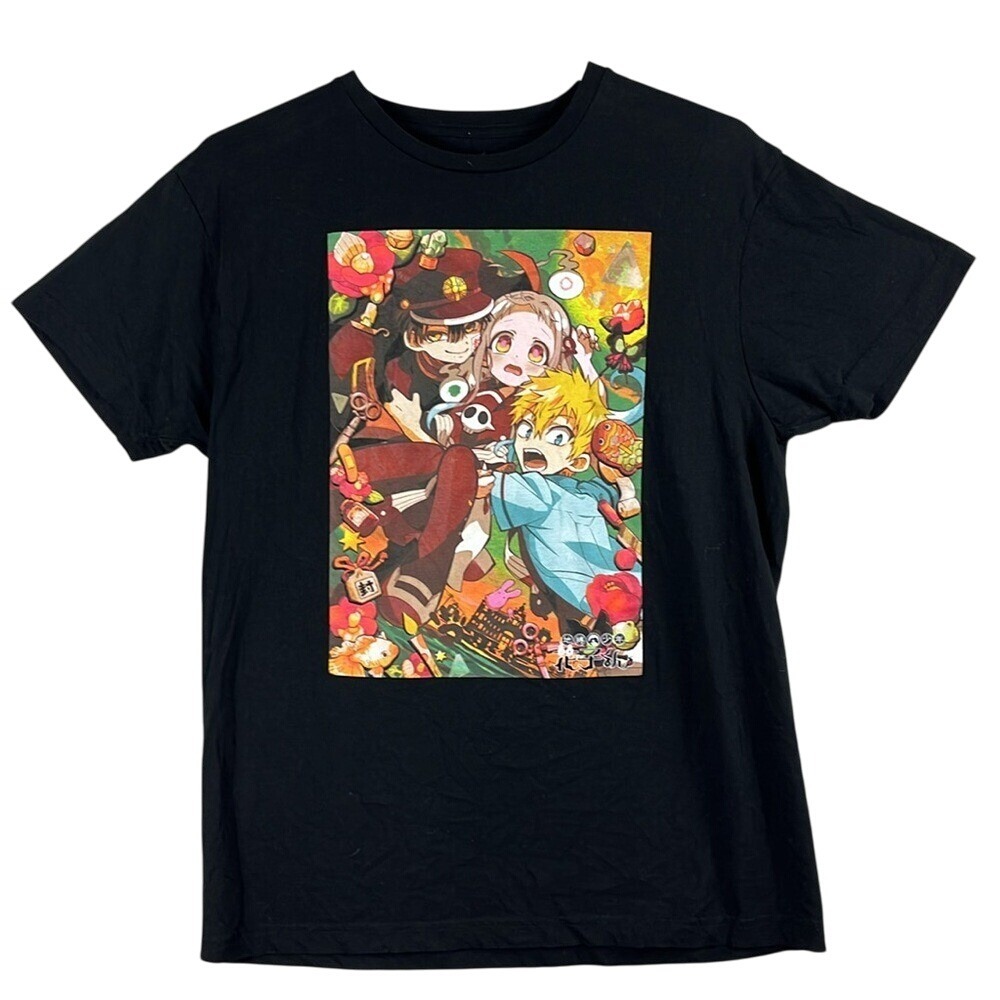 Toilet Bound Hanako-Kun Unisex Graphic‎ TShirt Size Medium Black Anime
